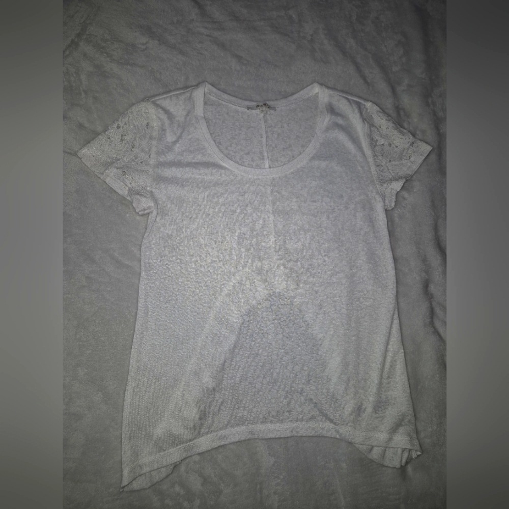 Miss Me White Lace Women's Top NEW
